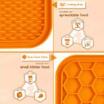 Mat For Dogs Cats Slow Food Bowls New Pet Dog Feeding Food Bowl Silicone Dog Feeding Lick Pad Dog Slow Feeders Treat Dispensing - Image 5