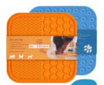 Mat For Dogs Cats Slow Food Bowls New Pet Dog Feeding Food Bowl Silicone Dog Feeding Lick Pad Dog Slow Feeders Treat Dispensing