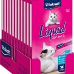 Vitakraft cat liquid snack salmon omega