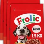Frolic dog food - complete dry food - beef - 4x1.5kg