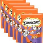 Catisfactions cat treats - mix snacks chicken and duck - 6x60g
