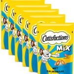 Catisfactions cat treats - mix snacks salmon and cheese - 6x60g