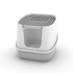 Fashionable Enclosed Cat Litter Box With Anti-Splash Design - Image 6