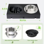 Dog Bowl Stand with 3 Bowls - Image 5