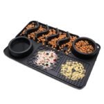 Dog Silicone Licking Pad Pet Licking Mat Silicone Mat Multifunctional Food Bowl - Image 5
