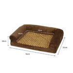 PaWz Pet Bed Sofa Dog Beds Bedding Soft M - Image 2