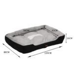 PaWz Pet Bed Dog Beds Bedding Mattress XXL Black XX-Large - Image 2